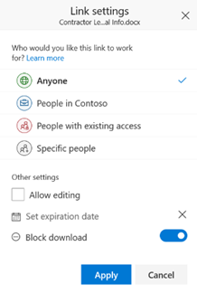 BlockDownloads for non-channel Teams meeting recordings on OneDrive in Microsoft Teams